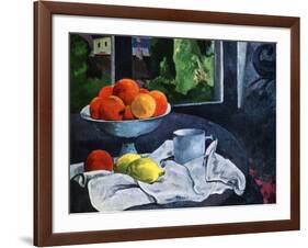 Still Life with Fruit, Brittany, 19th Century-Paul Gauguin-Framed Giclee Print