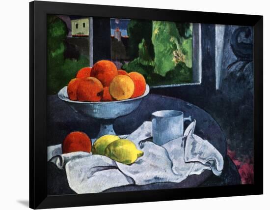 Still Life with Fruit, Brittany, 19th Century-Paul Gauguin-Framed Giclee Print