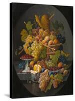 Still Life with Fruit, c.1855-1860-Severin Roesen-Stretched Canvas