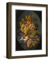 Still Life with Fruit, c.1855-1860-Severin Roesen-Framed Giclee Print