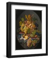 Still Life with Fruit, c.1855-1860-Severin Roesen-Framed Giclee Print