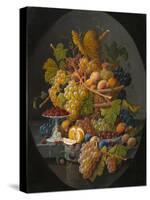 Still Life with Fruit, c.1855-1860-Severin Roesen-Stretched Canvas