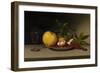 Still Life with Fruit, Cakes and Wine, 1821-Raphaelle Peale-Framed Giclee Print