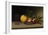 Still Life with Fruit, Cakes and Wine, 1821-Raphaelle Peale-Framed Giclee Print