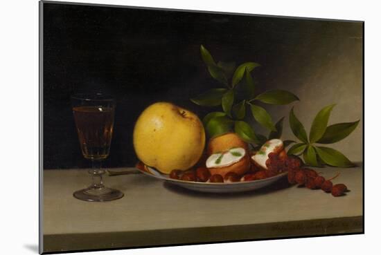 Still Life with Fruit, Cakes and Wine, 1821-Raphaelle Peale-Mounted Giclee Print