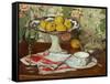 Still Life with Fruit Dish and Cup-Georges Daniel De Monfreid-Framed Stretched Canvas