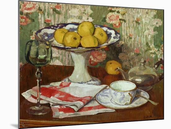 Still Life with Fruit Dish and Cup-Georges Daniel De Monfreid-Mounted Giclee Print