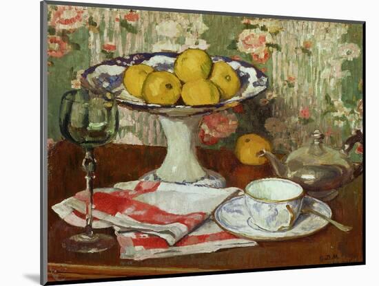 Still Life with Fruit Dish and Cup-Georges Daniel De Monfreid-Mounted Giclee Print