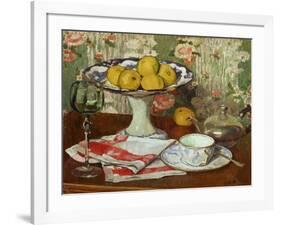 Still Life with Fruit Dish and Cup-Georges Daniel De Monfreid-Framed Giclee Print