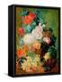Still Life with Fruit, Flowers and Bird's Nest-Jan van Os-Framed Stretched Canvas