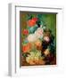 Still Life with Fruit, Flowers and Bird's Nest-Jan van Os-Framed Giclee Print