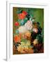 Still Life with Fruit, Flowers and Bird's Nest-Jan van Os-Framed Giclee Print