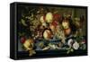 Still Life with Fruit, Flowers and Seafood-Balthasar van der Ast-Framed Stretched Canvas