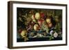 Still Life with Fruit, Flowers and Seafood-Balthasar van der Ast-Framed Giclee Print