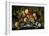 Still Life with Fruit, Flowers and Seafood-Balthasar van der Ast-Framed Giclee Print