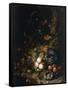 Still Life with Fruit, Flowers, Reptiles and Insects-Rachel Ruysch-Framed Stretched Canvas