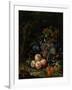 Still Life with Fruit, Foliage and Insects, C.1669-Abraham Mignon-Framed Giclee Print