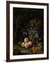 Still Life with Fruit, Foliage and Insects, C.1669-Abraham Mignon-Framed Giclee Print