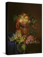 Still Life with Fruit. Forster, 1870-George Forster-Stretched Canvas