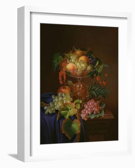 Still Life with Fruit. Forster, 1870-George Forster-Framed Giclee Print