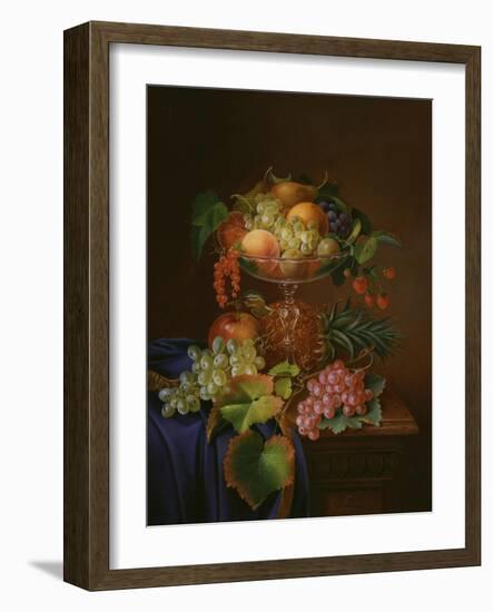 Still Life with Fruit. Forster, 1870-George Forster-Framed Giclee Print