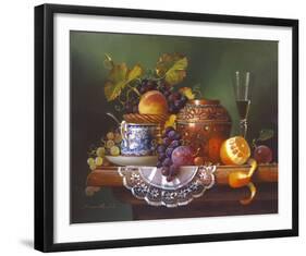 Still Life with Fruit I-Raymond Campbell-Framed Giclee Print