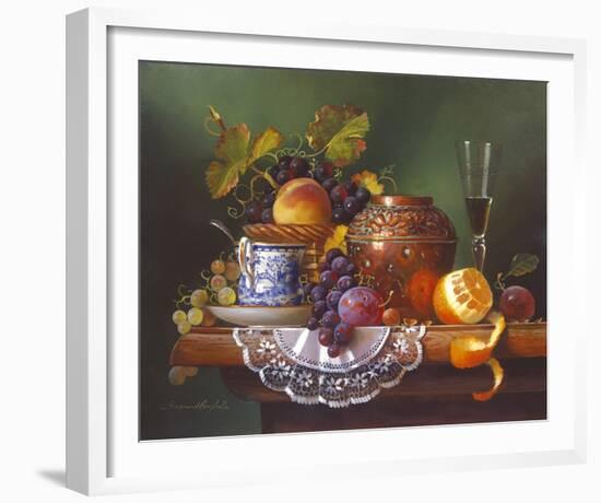 Still Life with Fruit I-Raymond Campbell-Framed Giclee Print