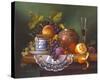 Still Life with Fruit I-Raymond Campbell-Stretched Canvas