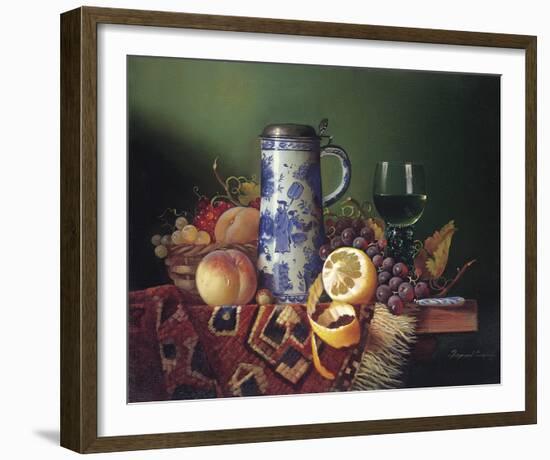 Still Life with Fruit II-Raymond Campbell-Framed Giclee Print