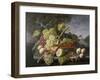 Still Life with Fruit in Landscape-Severin Roesen-Framed Giclee Print