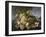 Still Life with Fruit in Landscape-Severin Roesen-Framed Giclee Print