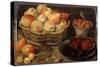 Still Life with Fruit, Late 16th-Early 17th Century-Georg Flegel-Stretched Canvas