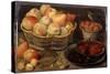 Still Life with Fruit, Late 16th-Early 17th Century-Georg Flegel-Stretched Canvas