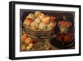 Still Life with Fruit, Late 16th-Early 17th Century-Georg Flegel-Framed Giclee Print