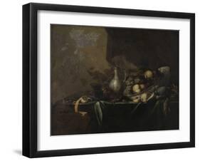 Still Life with Fruit, Michiel Simons (II)-Michiel Simons II-Framed Art Print