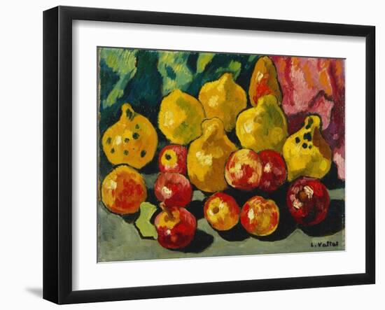 Still Life with Fruit; Nature Morte Aux Fruits, (Oil on Canvas)-Louis Valtat-Framed Giclee Print