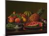 Still Life with Fruit (Oil on Canvas)-Levi Wells Prentice-Mounted Giclee Print