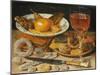 Still life with fruit, pastry and sweetmeat-Georg Flegel-Mounted Giclee Print