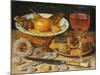 Still life with fruit, pastry and sweetmeat-Georg Flegel-Mounted Giclee Print