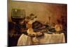 Still Life with Fruit Pie, 1635-Willem Claesz. Heda-Mounted Giclee Print