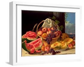 Still Life with Fruit-John F. Francis-Framed Giclee Print