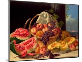 Still Life with Fruit-John F. Francis-Mounted Giclee Print