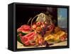 Still Life with Fruit-John F. Francis-Framed Stretched Canvas