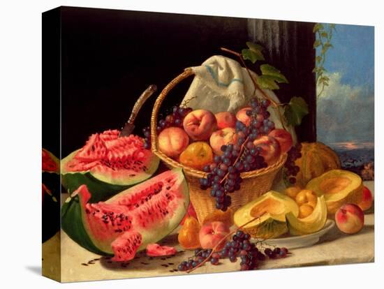 Still Life with Fruit-John F. Francis-Stretched Canvas