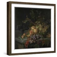 Still Life with Fruit-Jacob van Walscapelle-Framed Art Print