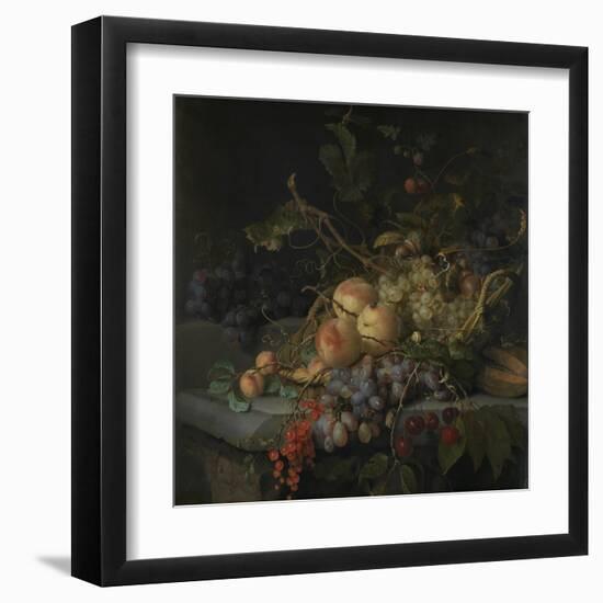 Still Life with Fruit-Jacob van Walscapelle-Framed Art Print