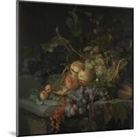 Still Life with Fruit-Jacob van Walscapelle-Mounted Art Print