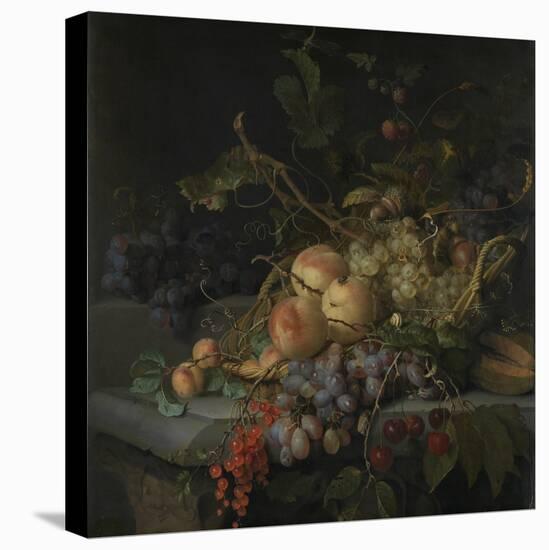 Still Life with Fruit-Jacob van Walscapelle-Stretched Canvas