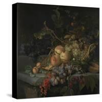 Still Life with Fruit-Jacob van Walscapelle-Stretched Canvas