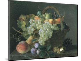 Still Life with Fruit-Jean A. Mouchet-Mounted Giclee Print